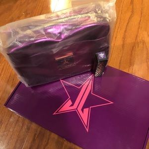 Jeffree star exclusive purple bag, mirror,zombie